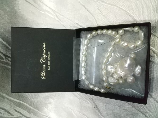 Ｆさんのお直し(淡水パール・ネックレス)♪