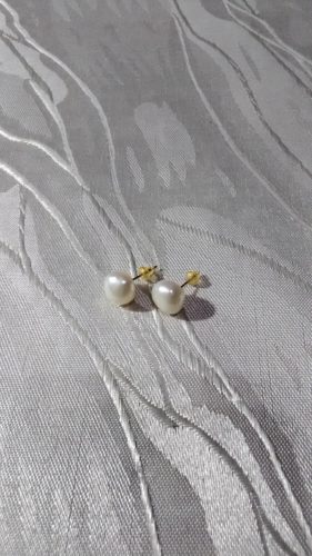 Ｉさんのリメイク（淡水パール・ピアス）♪