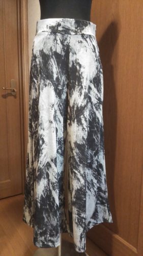 グレー×グラデーション・ワイドパンツ（ＬＬ）