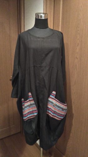 ブラック×CATポケット・チュニック