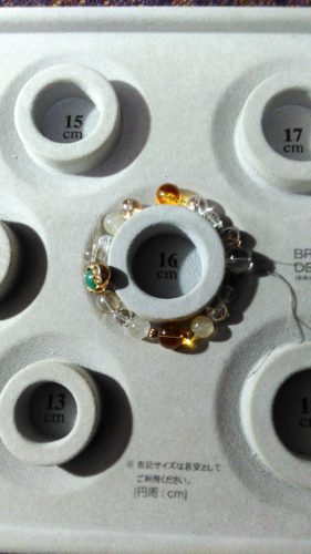 Ｉさんのお直し（ゴムブレスレット）♪