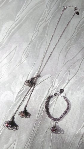 Ｍさんのオーダー（シルバー・チェインメイルフラワー・ネックレス）♪